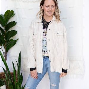 Corduroy jacket- Cream